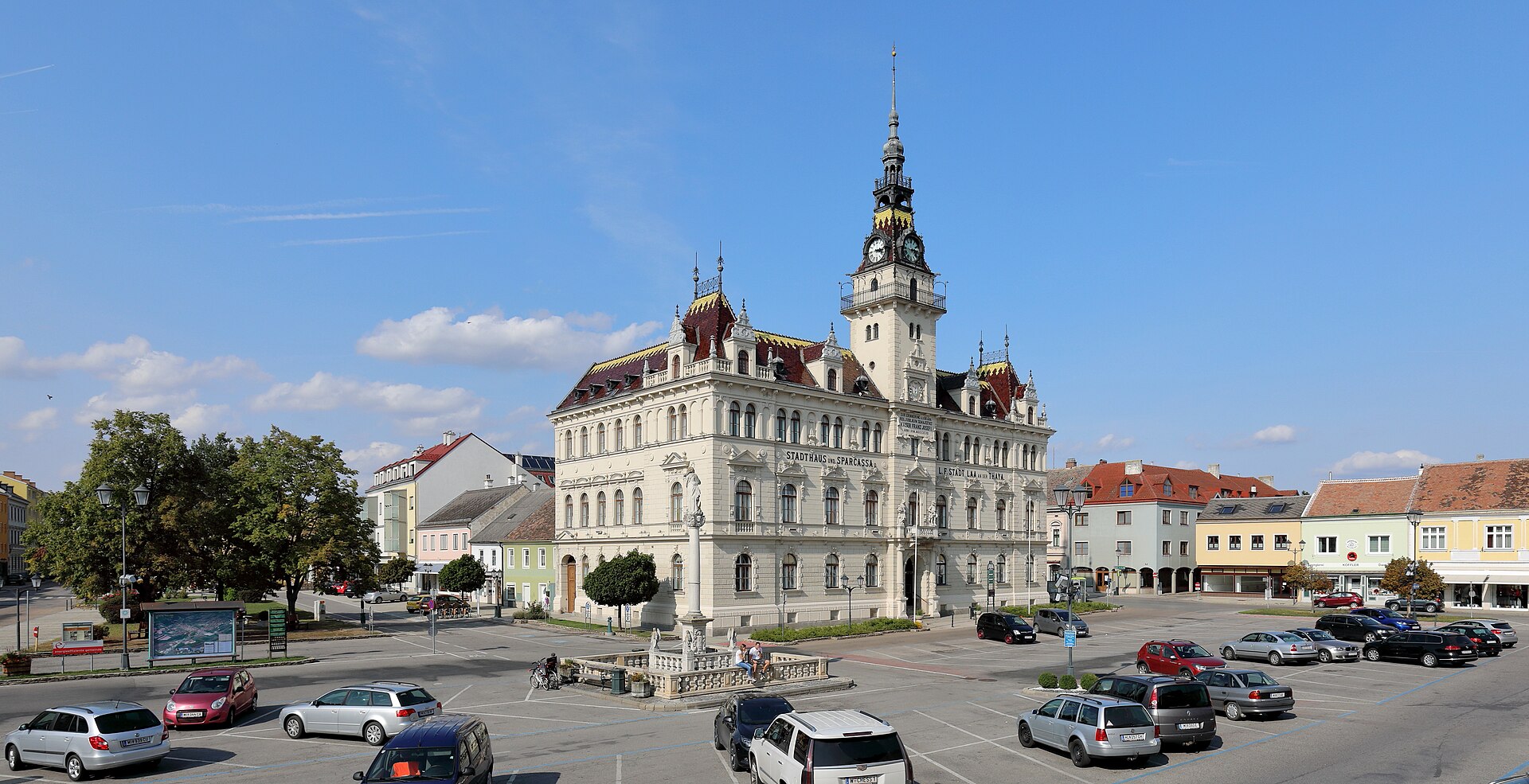 Hauptplatz von Laa an der Thaya im Weinviertel